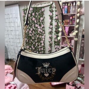 Juicy couture Heritage shoulder bag licorice/Angel